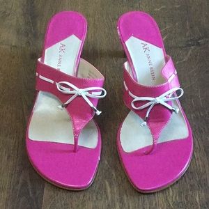 Anne Klein pink sandals